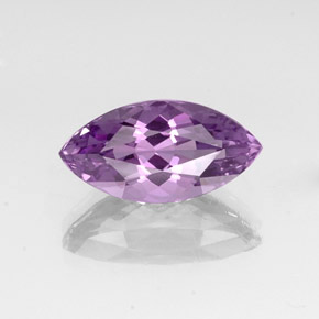 5.56 ct Violet Amethyst Gemstone, Amethyst Gem in Marquise Facet Shape for Sale.