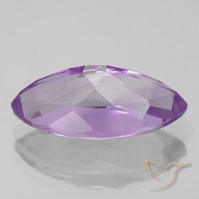 Amethyst Gemstone in 17.1 x 9 mm Size for Sale, Amethyst Stone in Pinkish Violet Color