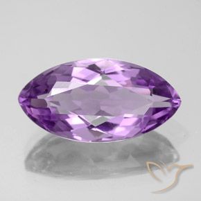 4.88ct Natural Pinkish Violet Amethyst, Marquise, VS