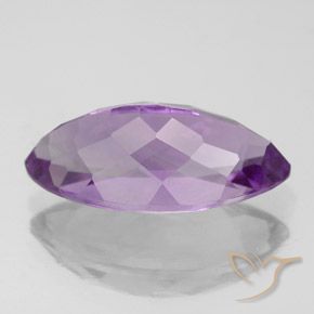Amethyst Gemstone in 16.3 x 8.4 mm Size for Sale, Amethyst Stone in Pinkish Violet Color
