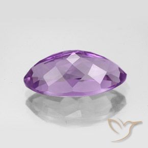 Amethyst Gemstone in 16.3 x 8.5 mm Size for Sale, Amethyst Stone in Medium Purplish Violet Color