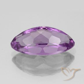 Amethyst Gemstone in 16.2 x 8.6 mm Size for Sale, Amethyst Stone in Purplish Violet Color