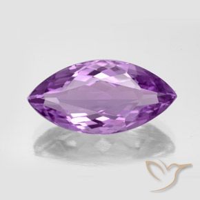 7.16 ct Marquise Cut Amethyst, 19.5 x 9.7 mm From Brazil, Photo A