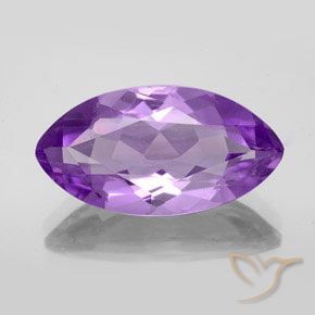 6.40ct Natural Vivid Violet Amethyst, Marquise, VS, Photo A