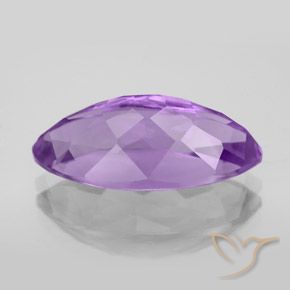 Amethyst Gemstone in 18.5 x 9.4 mm Size for Sale, Amethyst Stone in Purplish Violet Color