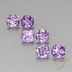 Iris Violet Ametista Gem - 0.9ct Taglio a cuscino (ID: 355090)