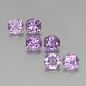 Violeta iris Amatista Gema - 0.9ct Corte en Forma Cojín (ID: 355096)
