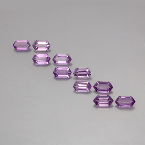 5.1ct Hexagon Cut Violet Amethyst for sale thumb image of 5.1ct Hexagon Cut Violet Amethyst (ID: 355193)