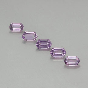 Light Violet Amethyst Gem - 0.6ct Hexagon Cut (ID: 355711)