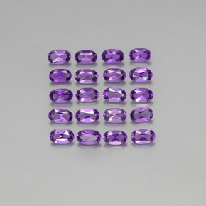 Vivid Violet Аметист Камень - 0.2ct Фасетный Овал (ID: 356233)