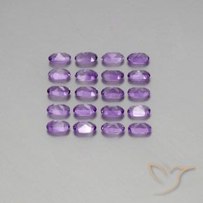 Amethyst Gemstones in 5 x 3 mm (calibrated) Size for Sale, Amethyst Stones in Vivid Violet Color