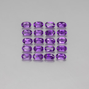 Intense Violet Аметист Камень - 0.2ct Фасетный Овал (ID: 356298)