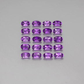 Intense Violet Аметист Камень - 0.2ct Фасетный Овал (ID: 356818)