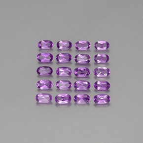 Medium Purplish Violet Аметист Камень - 0.2ct Фасетный Овал (ID: 356950)