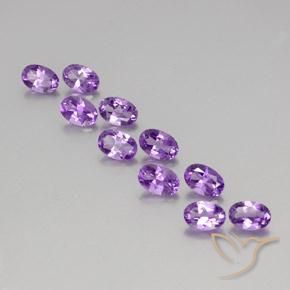 4.11ctw Natural Purplish Violet Amethyst, Oval, VVS-VS