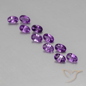 3.72ctw Natural Purplish Violet Amethyst, Oval, VVS-VS