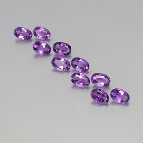 0.4ct Oval Facet Violet Amethyst for sale thumb image of 0.4ct Oval Facet Violet Amethyst (ID: 357447)