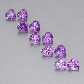 0.7ct Heart Facet Violet Amethyst Gem for sale 0.7ct Heart Facet Violet Amethyst Gem (ID: 357653)