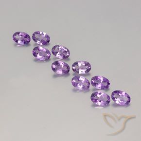 3.67ctw Natural Purplish Violet Amethyst, Oval, VVS-VS