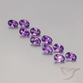 4.11ctw Natural Purplish Violet Amethyst, Oval, VVS-VS
