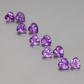 0.7ct Heart Facet Violet Amethyst Gem for sale 0.7ct Heart Facet Violet Amethyst Gem (ID: 357943)
