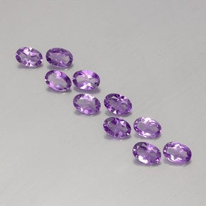 0.4ct Oval Facet Violet Amethyst Gem for sale 0.4ct Oval Facet Violet Amethyst Gem (ID: 358258)