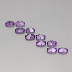 Amethyst Gemstone in 6 x 4 mm (calibrated) Size for Sale, Amethyst Stone in Violet Color
