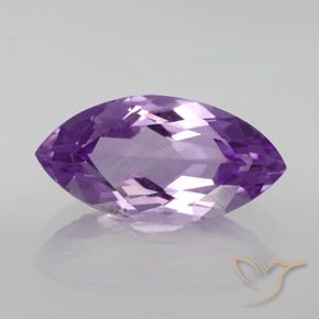 6.27 ct Marquise Cut Amethyst, 18.1 x 9.3 mm From Brazil, Photo A
