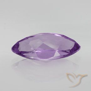 Amethyst Gemstone in 18.1 x 9.3 mm Size for Sale, Amethyst Stone in Medium Purplish Violet Color