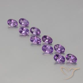 4.05ctw Natural Deep Purplish Violet Amethyst, Oval, VVS-VS