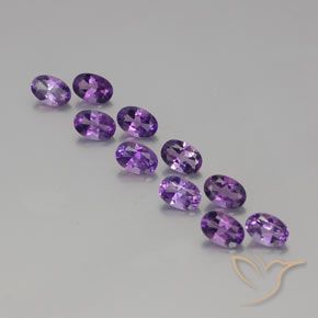 4.10ctw Natural Deep Purplish Violet Amethyst, Oval, VVS-VS