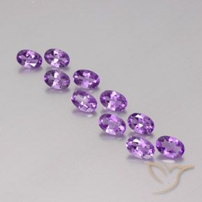 4.18ctw Natural Purplish Violet Amethyst, Oval, VVS-VS