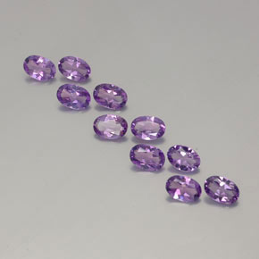 Iris Violet Аметист Камень - 0.4ct Фасетный Овал (ID: 358613)