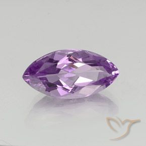 6.40 ct Violet Amethyst Stone, Natural Amethyst in Marquise Facet Shape for Sale