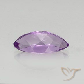 Amethyst Gemstone in 18.1 x 9.2 mm Size for Sale, Amethyst Stone in Light-Medium Violet Color