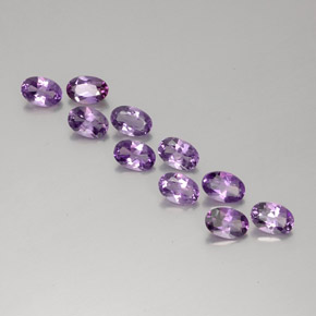 0.4ct Oval Facet Violet Amethyst Gem for sale 0.4ct Oval Facet Violet Amethyst Gem (ID: 358790)