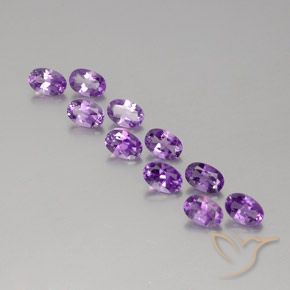 4.12ctw Natural Medium Purplish Violet Amethyst, Oval, VVS-VS