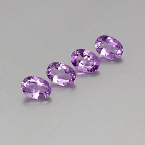 Violeta púrpura Amatista Gema - 0.7ct Forma ovalada (ID: 359026)