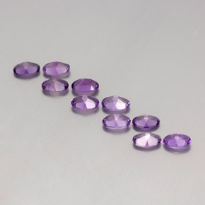 Amethyst Gemstones in 6 x 4 mm (calibrated) Size for Sale, Amethyst Stones in Violet Color