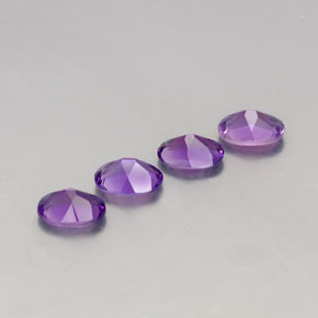 Amethyst Gemstone in 7 x 5 mm (calibrated) Size for Sale, Amethyst Stone in Violet Color
