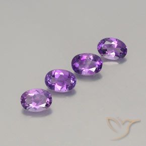 Violeta medio Amatista Gema - 0.7ct Forma ovalada (ID: 359301)