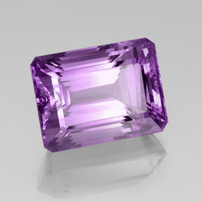 39.88 ct Violet Amethyst Stone, Natural Amethyst in Octagon Facet Shape for Sale
