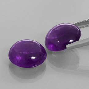 Amethyst Gemstone in 13 mm (calibrated) Size for Sale, Amethyst Stone in Purple Color