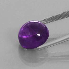 Amethyst Gemstone in 13 mm (calibrated) Size for Sale, Amethyst Stone in Purple Color