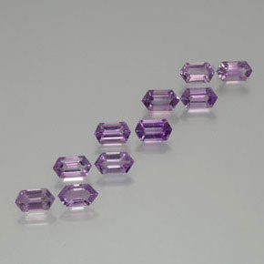 6ct Hexagon Cut Violet Amethyst for sale thumb image of 6ct Hexagon Cut Violet Amethyst (ID: 370723)