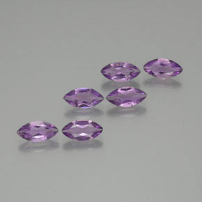 Medium Violet Amethyst Gem - 0.8ct Marquise Facet (ID: 370781)