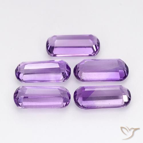 Amethyst Gemstones in 9.1 x 4.5 mm Size for Sale, Amethyst Stones in Deep Purplish Violet Color