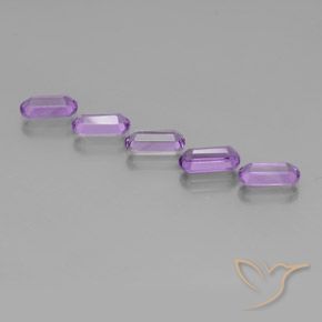 Amethyst Gemstones in 9 x 4.7 mm Size for Sale, Amethyst Stones in Purplish Violet Color
