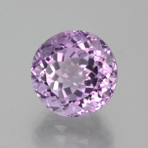 6.97 ct Violet Amethyst Stone, Natural Amethyst in Round Facet Shape for Sale