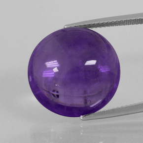 21.2ct Round Cabochon Violet Amethyst for sale thumb image of 21.2ct Round Cabochon Violet Amethyst (ID: 391467)
